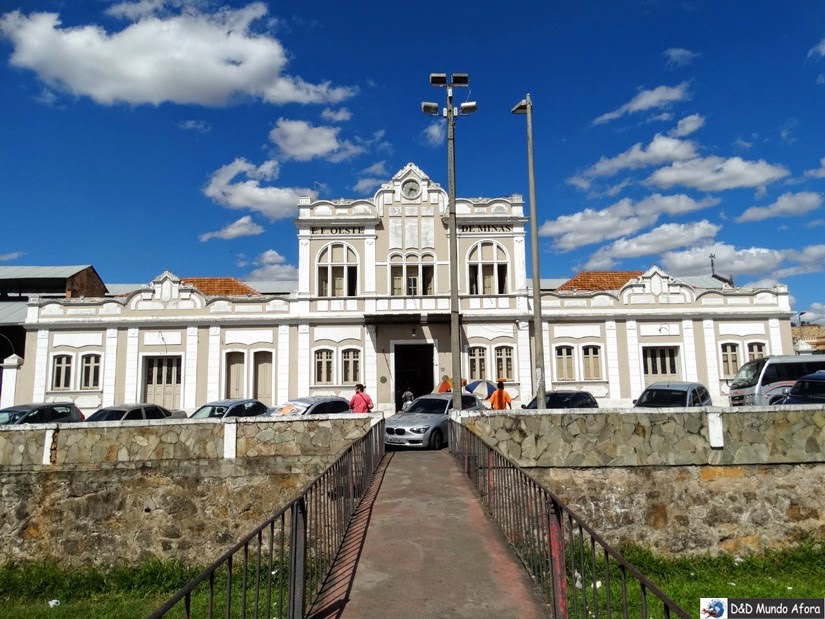 Estação em São João del Rei - Passeio de Maria Fumaça até Tiradentes