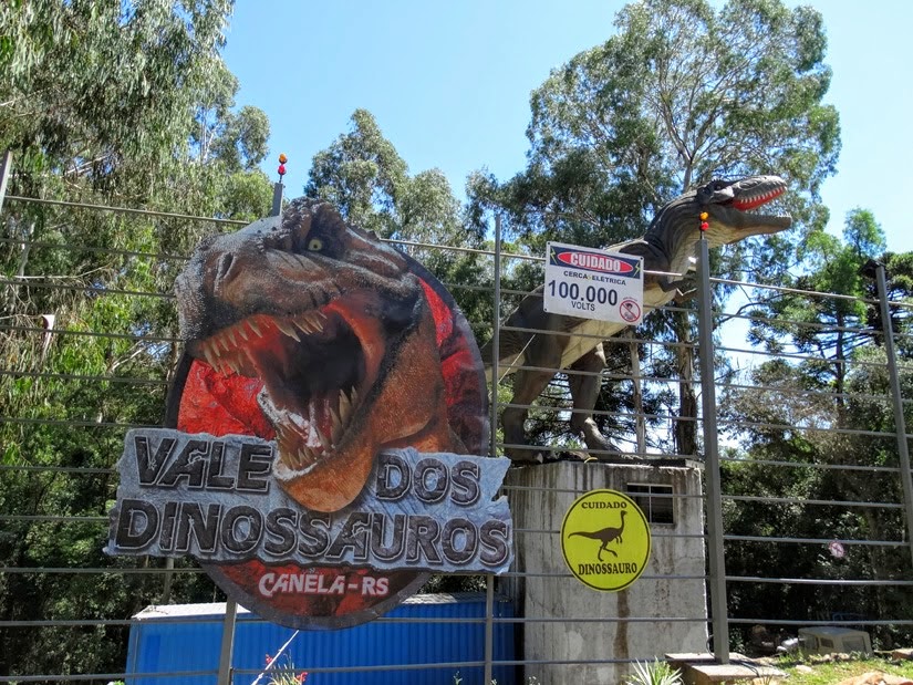 Vale dos Dinossauros em Canela, Rio Grande do Sul