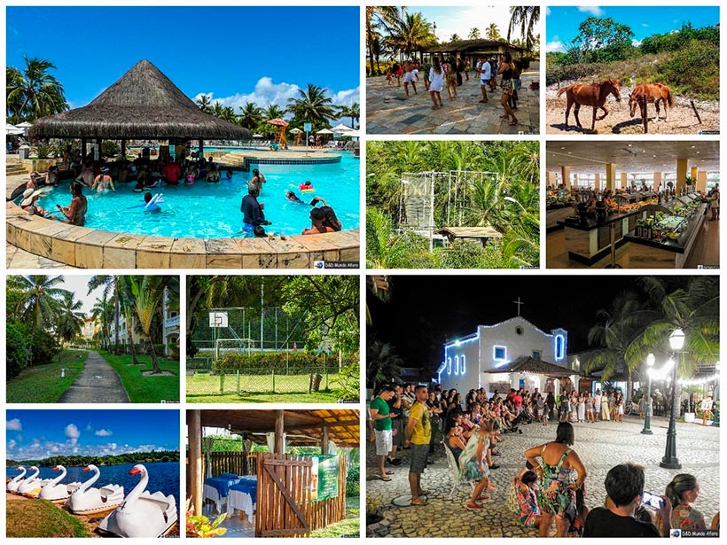 Atividades do complexo Costa do Sauípe - resort all inclusive na Bahia