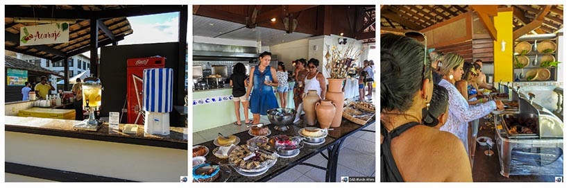 Refeições e lanches nos bares no Costa do Sauípe - Resort all inclusive na Bahia