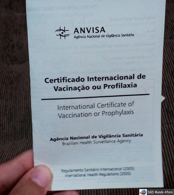 Como tirar a carteira internacional de vacinação contra febre amarela