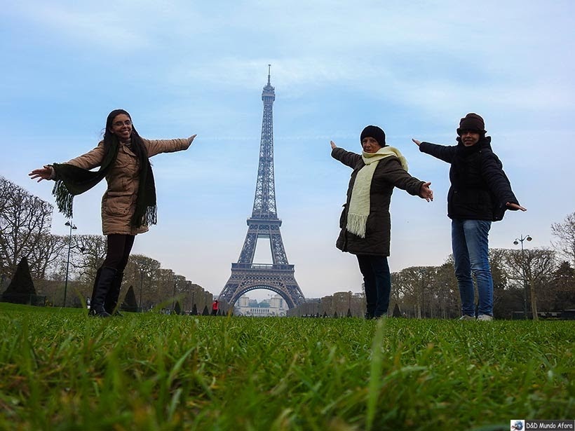 Torre Eiffel - Diário de Bordo - 3 dias em Paris