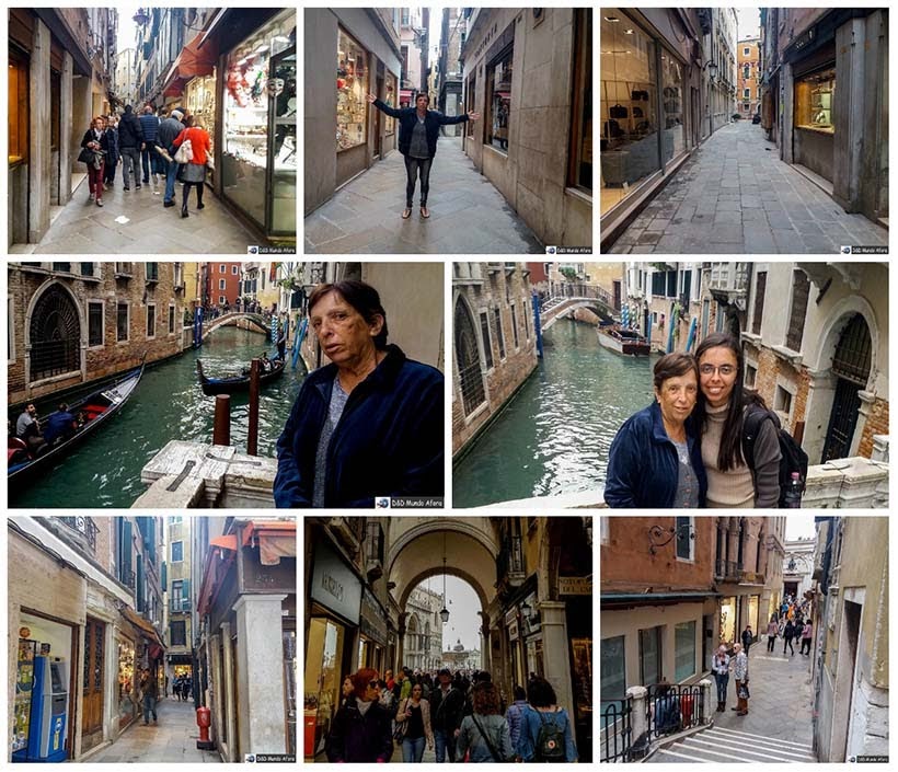 Becos e vielas de Veneza - Diário de Bordo - 1 dia em Veneza