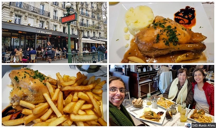 Almoço no Le Malakkof - Diário de Bordo - 3 dias em Paris