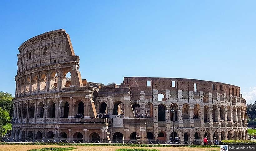 Coliseu em Roma - Diário de Bordo: 3 dias em Roma
