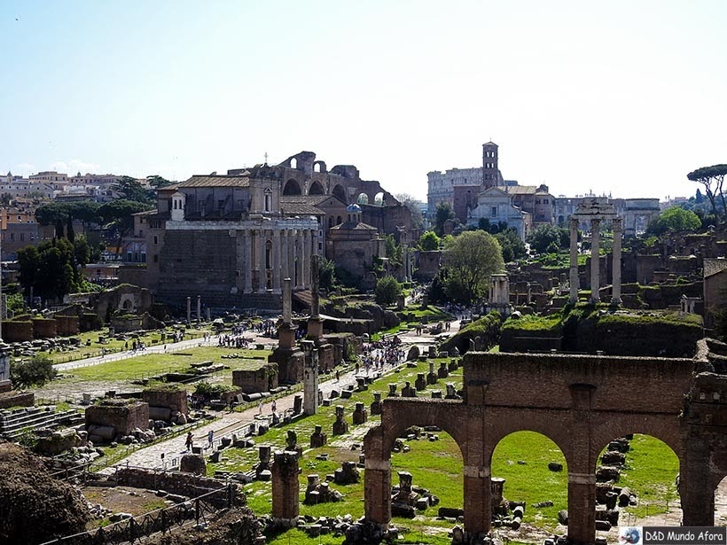 Fórum Romano - Diário de Bordo: 3 dias em Roma