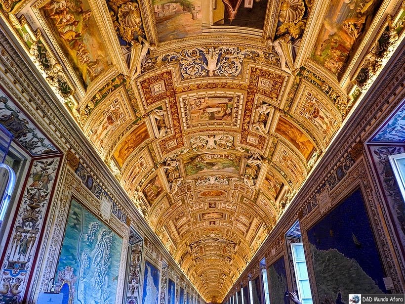 Galeria dos mapas no Museu do Vaticano 
