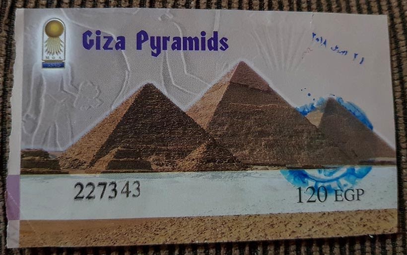 Ingresso para entrar no Complexo de Gizé - Pirâmides do Egito por dentro: saiba como visitar