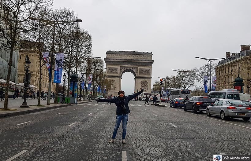 Roteiro - 3 dias em Paris - Arco do Triunfo