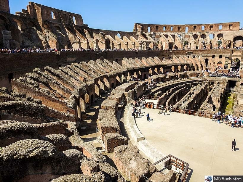 Interior do Coliseu de Roma: como visitar 