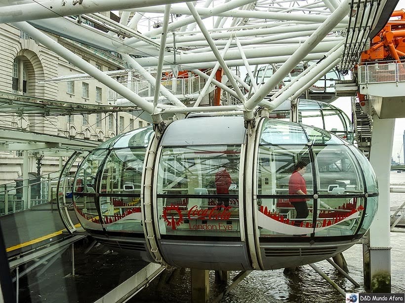 Cabine da London Eye: como visitar a roda-gigante de Londres