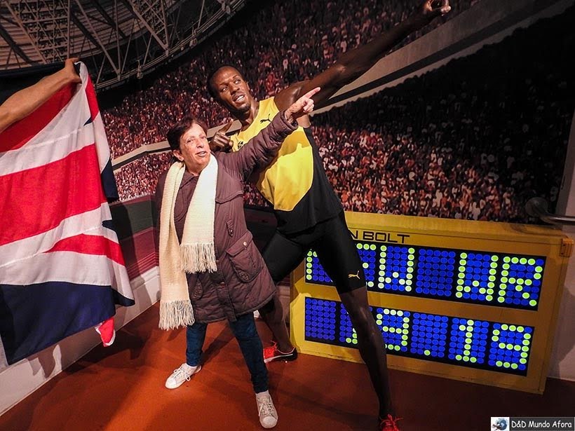 Usain Bolt - Madame Tussauds: Como visitar o museu de cera de Londres