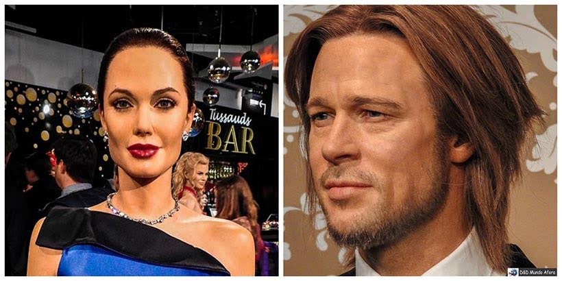 Angelina Jolie e Brad Pitt - Madame Tussauds: Como visitar o museu de cera de Londres