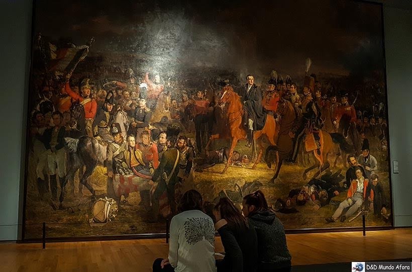 Tela A batalha de waterloo de Jan Willem Pieneman - Como visitar o Museu Rijksmuseum em Amsterdam
