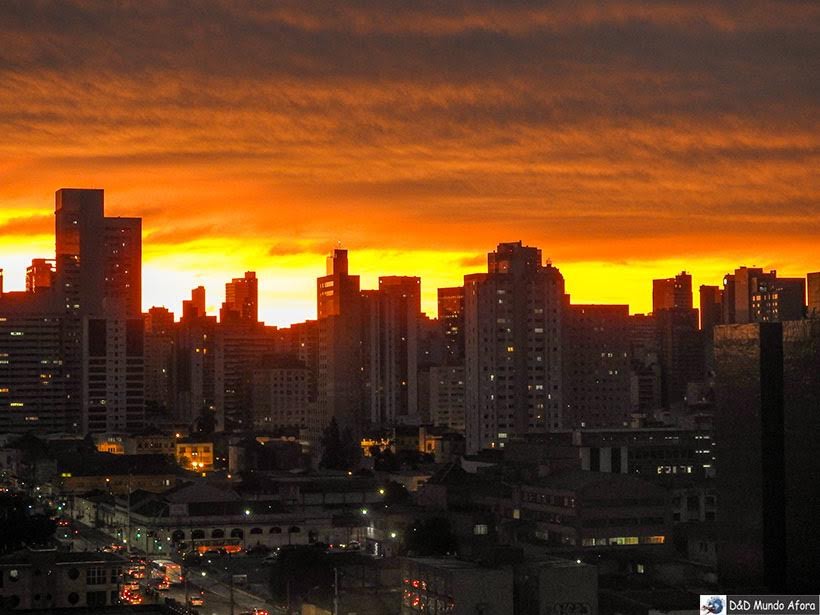 Pôr do sol em Curitiba, Paraná