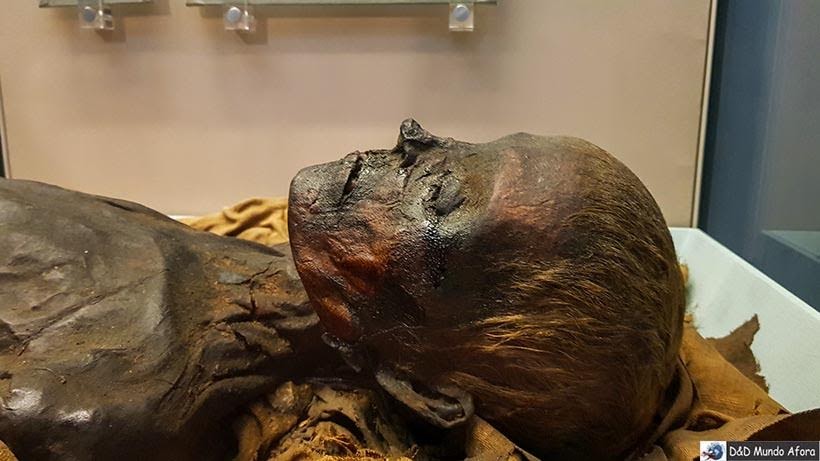 Múmia egípcia no Museu Britânico de Londres