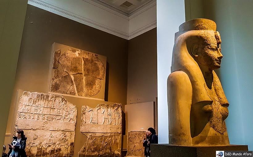 Seção Egípcia no British Museum em Londres