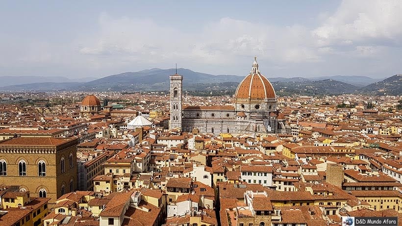 Vista de Florença lá do alto do Palácio Vecchio - O que fazer em Florença, Itália - 40 atrativos 