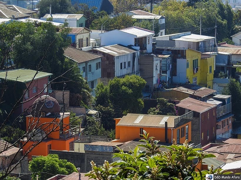 Casinhas de Valparaíso - Diário de Bordo Chile: 8 dias em Santiago e arredores