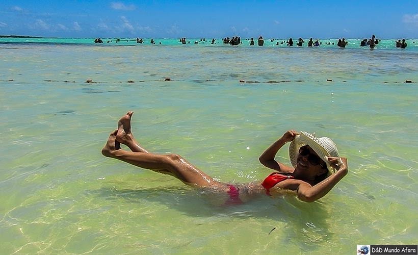 Modelando no rasinho da Praia de Sorobon - Praias de Bonaire: 24 dicas imperdíveis