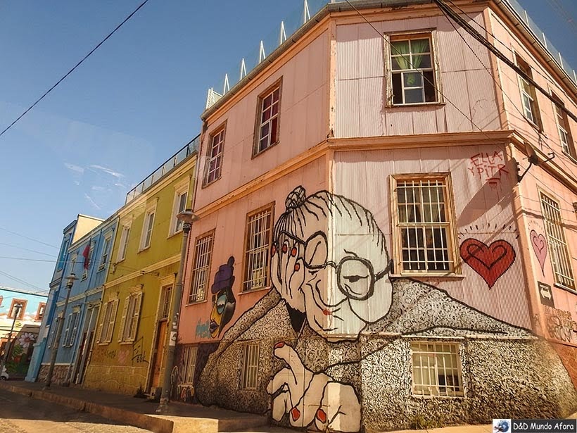 Grafite em Valparaíso, Chile - O que fazer em Valparaíso em algumas horas