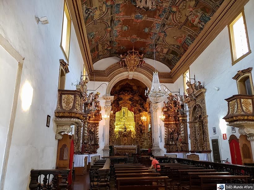Interior da Igreja de Santa Efigênia 