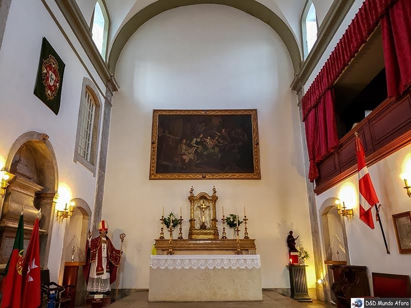 Interior da Igreja de Santa Luzia e de São Brás - 5 dias em Lisboa