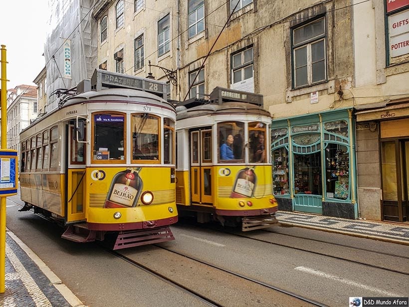 Bonde 28 em Lisboa - Quanto custa viajar para Portugal: 15 dias em Portugal