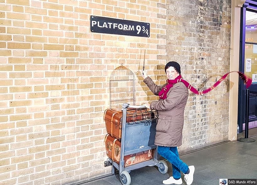 Plataforma 9 3/4: a estação do Harry Potter fica em Londres, na King's Cross
