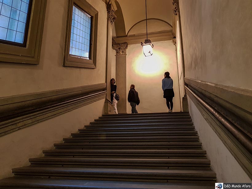 Escadas no Palazzo Vecchio