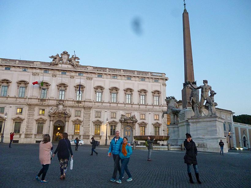 Piazza Qurinale em Roma - foto: Wikimedia Commons