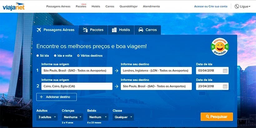 Onde e como comprar passagens aéreas baratas – Viajanet