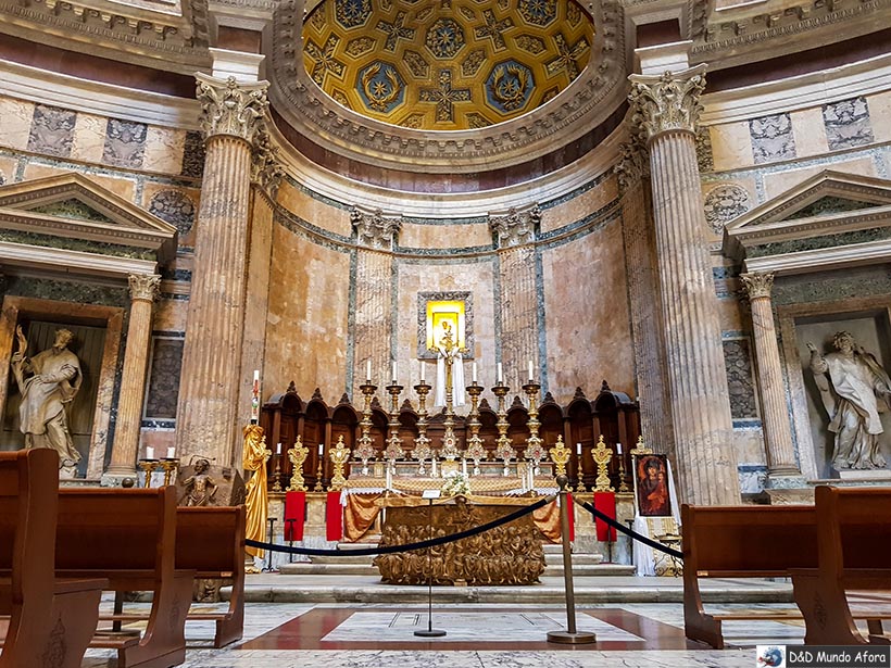 Altar no Panteão de Roma 