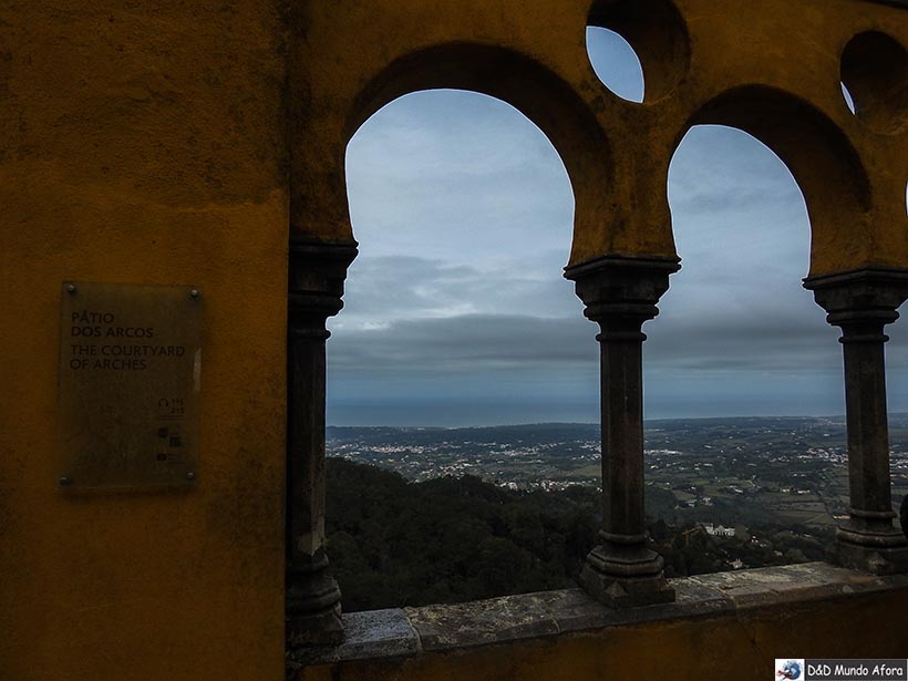 Vista dos Arcos no Pátio