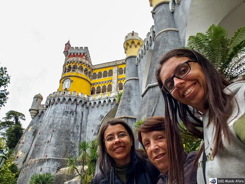 Modelando no castelo em Sintra