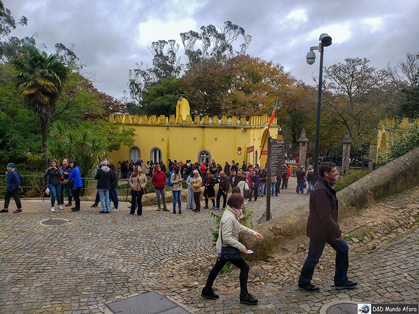 Entrada do Palácio da Pena