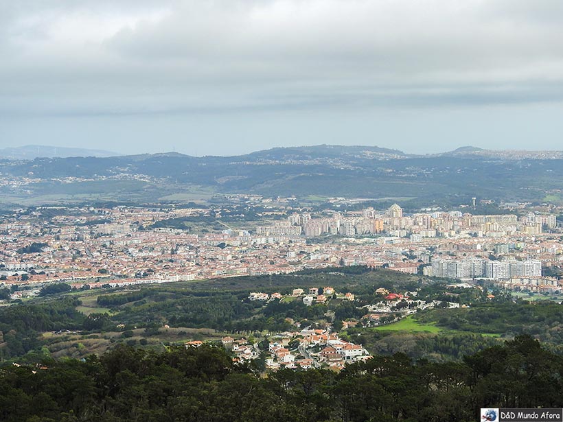 Vista de Sintra do alto do Palácio da Pena