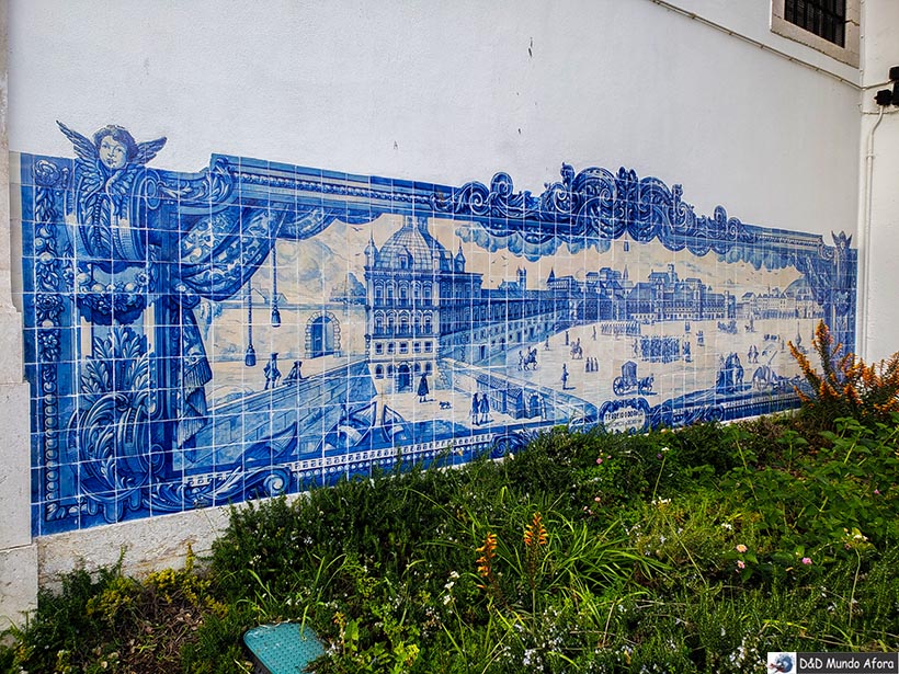 Azulejos portugueses no Mirante 