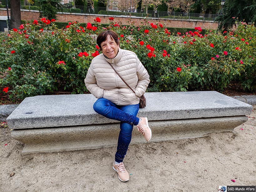 Mamis modelando nos Jardins de Sabatini