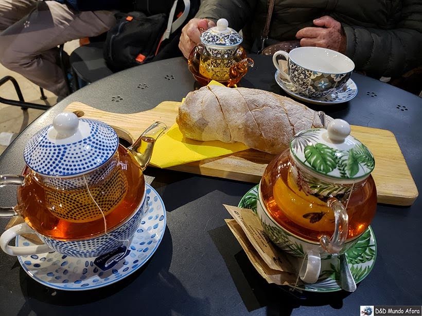 Chá em Óbidos, Portugal