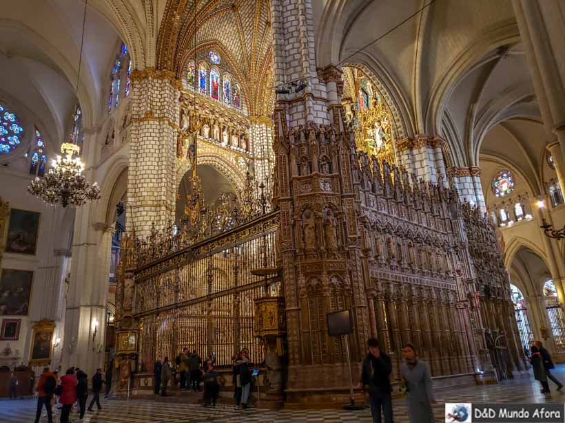 Capela principal - catedral de Toledo Espanha