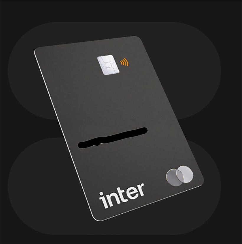 Cartão Black do banco Inter