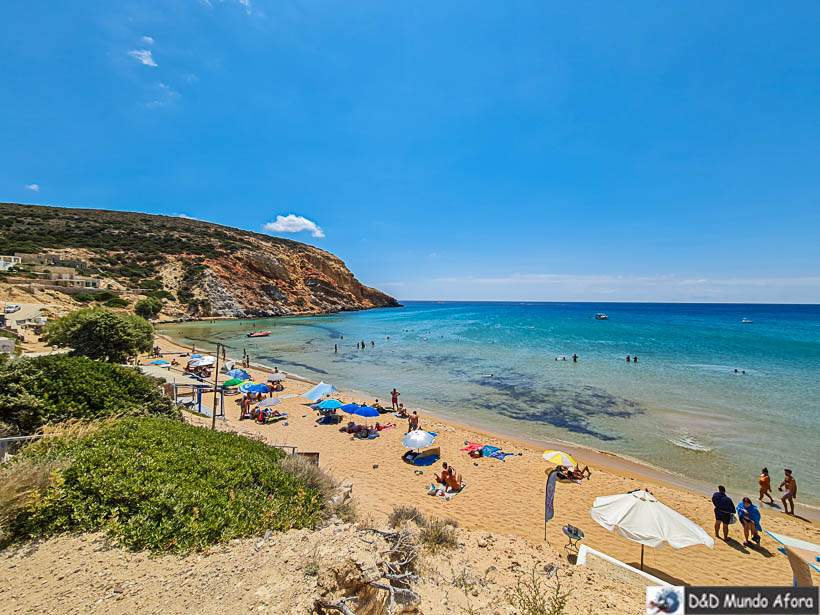Praia de Provata - ilha grega