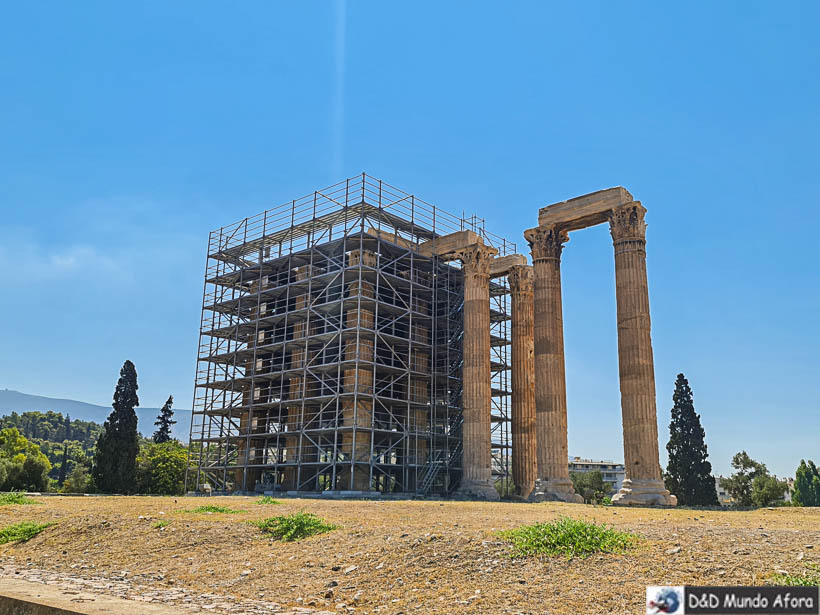 Templo de Zeus, Atenas - Roteiro Grécia e Turquia