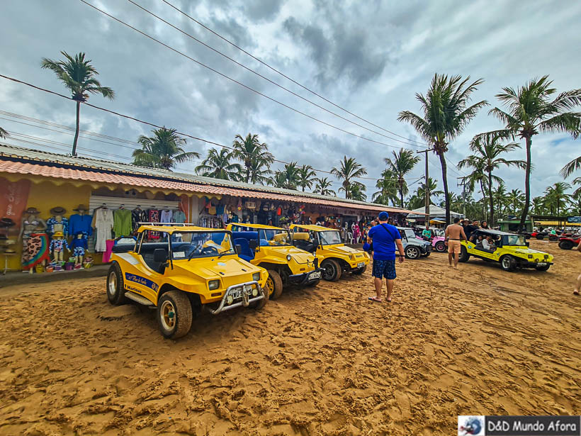 Buggies na Praia do Gunga