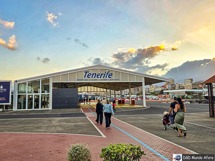 Porto de Tenerife, Espanha - Cruzeiro Travessia Brasil Europa